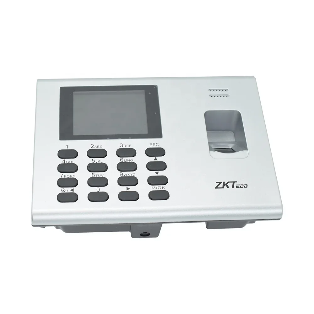 008 ZK K40 Linux System TCP IP USB SSR Biometric Fingerprint Time Attendance With Built In Battery