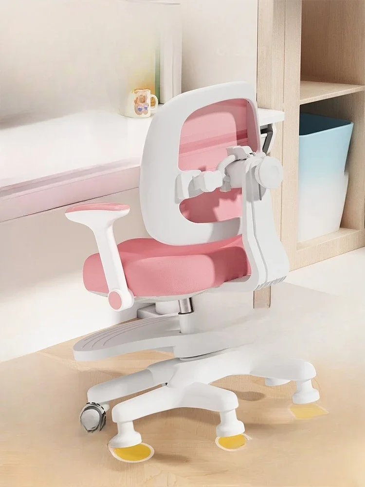 Sedia da studio per bambini, scrittura, compiti a casa, casa, sollevabile, regolabile, schienale