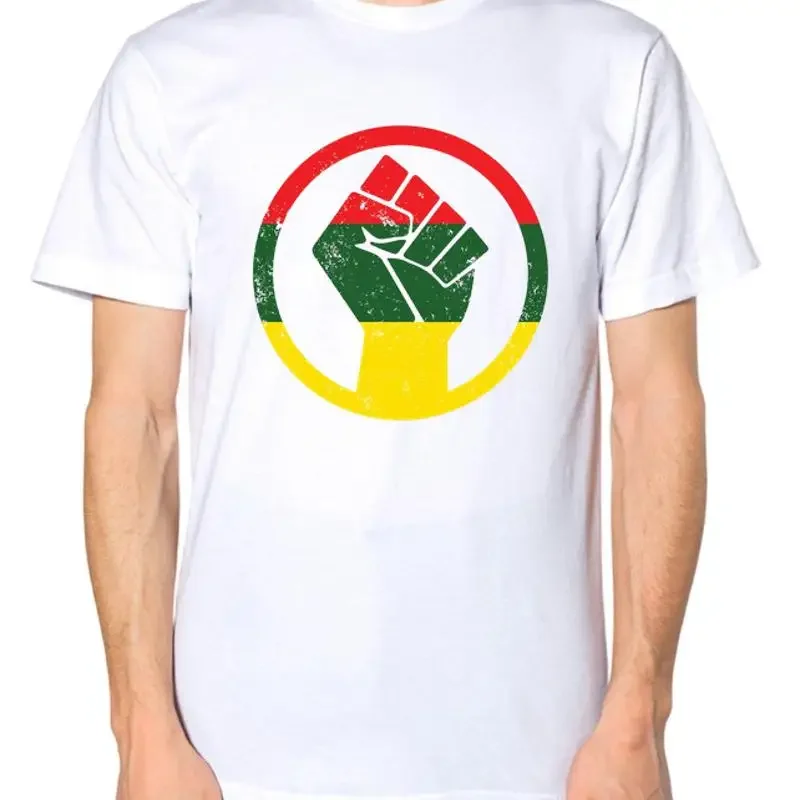 Fist Sign Rasta T Shirt Reggae Jamaica Jamaican Top