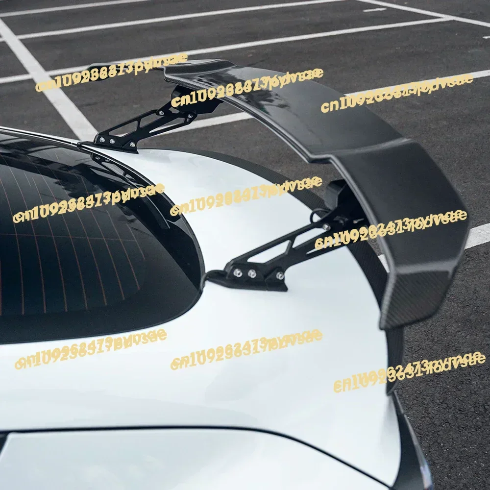 Universal Automatic Adjustable Real Carbon Fiber Electric Car Rear Trunk Tail Boot Spoiler