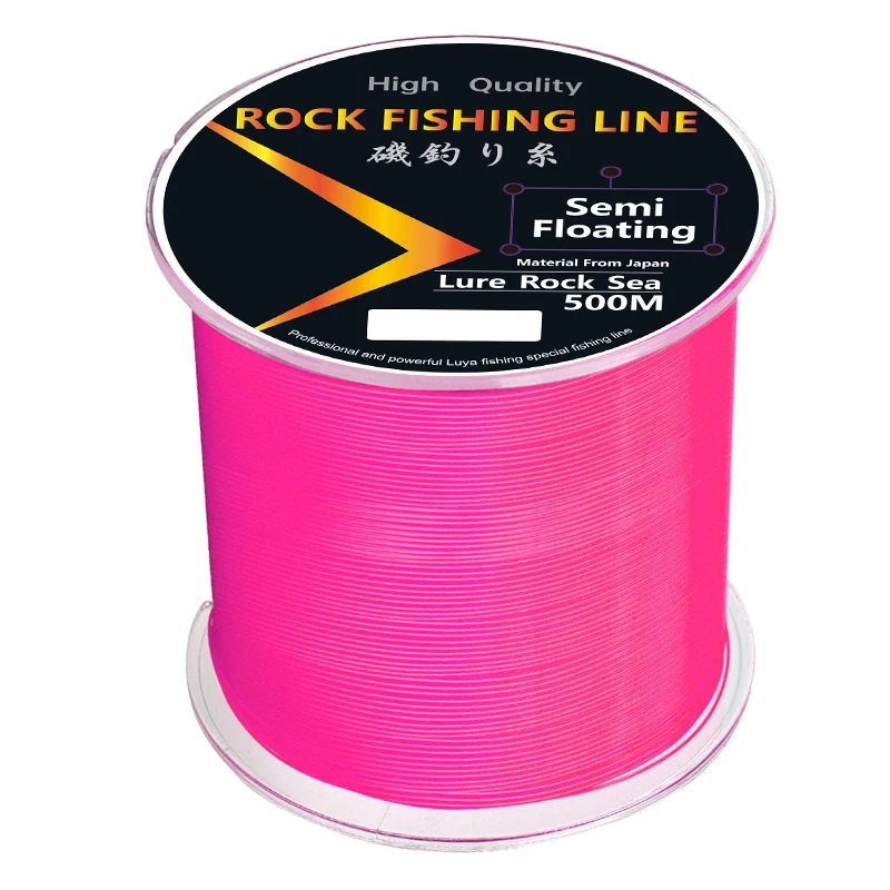 6lb mono pink fishing line 500m Pink Nylon Fishing Line 1.0-8.0mm