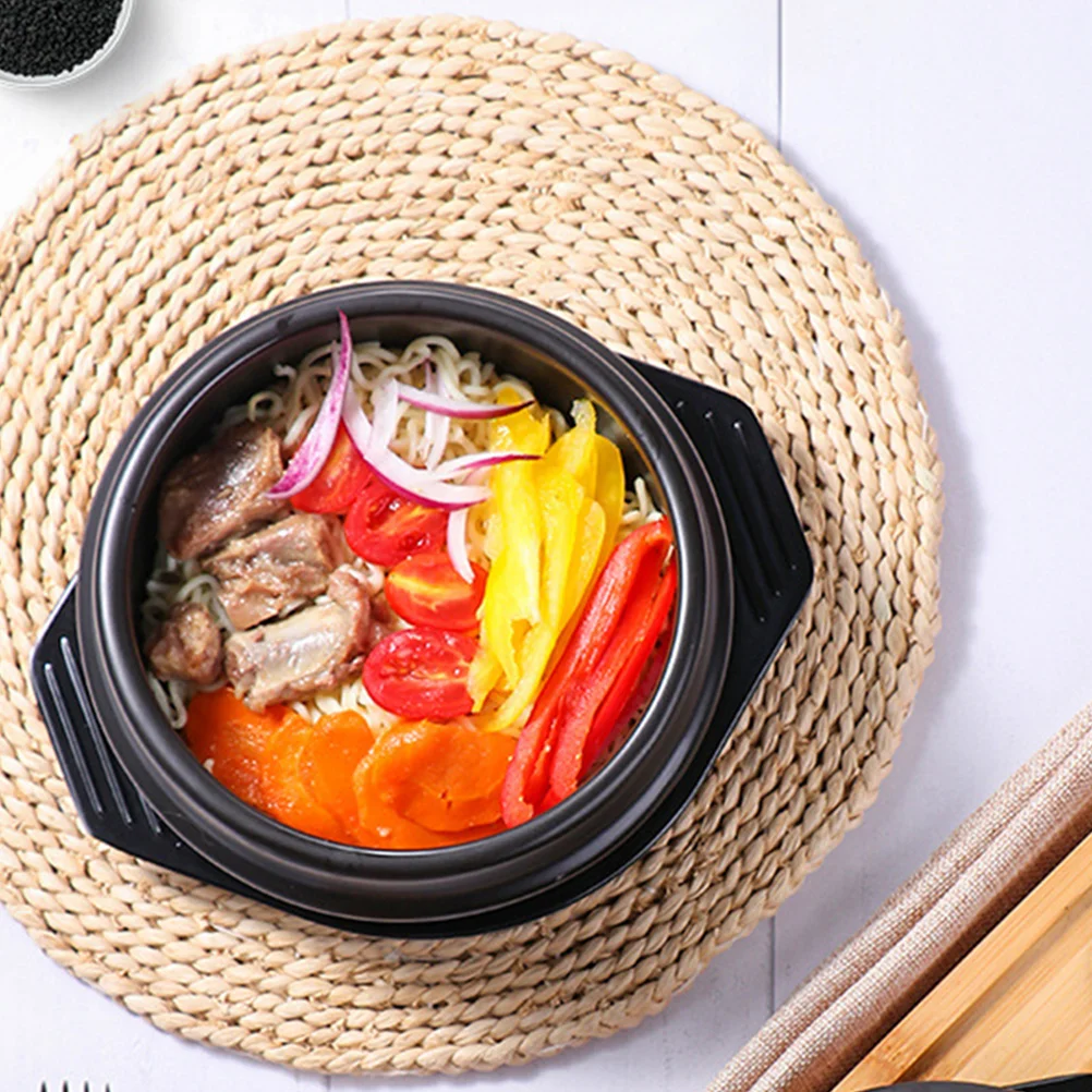 

Heat Resistant Ceramic Casserole Dish Cooking Pot Fast Heating Evenly Safe for Braised Chicken Rice Ceramic Pot