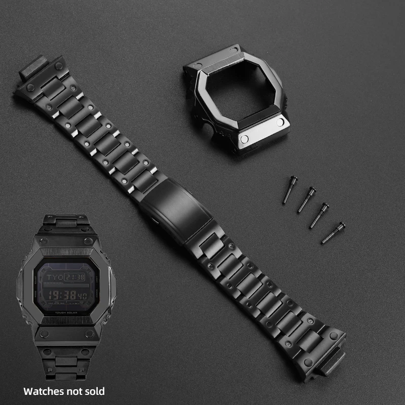 

Роскошные часы GX-56 Big G, металлический корпус, комплект Modificaiton для Casio 3221 Gx56 GXW-56BB, обновленный корпус и браслет из нержавеющей стали