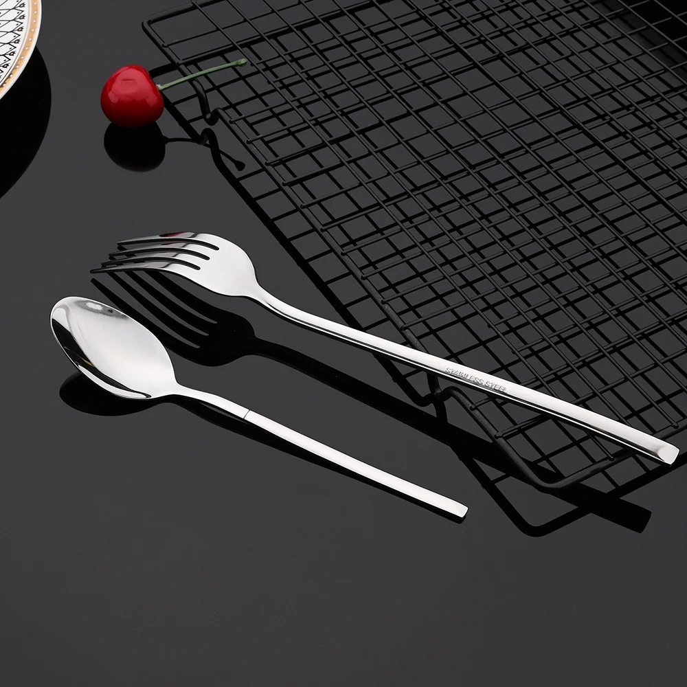 Rose Gold Wedding Dinnerware Set Stainless Steel Tableware Set Dinner Knife Fork Spoon Luxury Flatware Cutlery Set Silverware