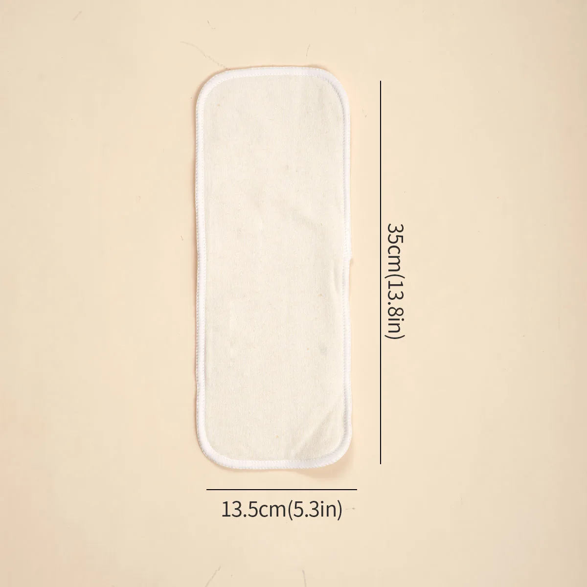 Elinfant 5/10pcs 3 layers hemp diaper insert reusable supre soft baby nappy insert 35x13.5cm for cloth diaper&covers