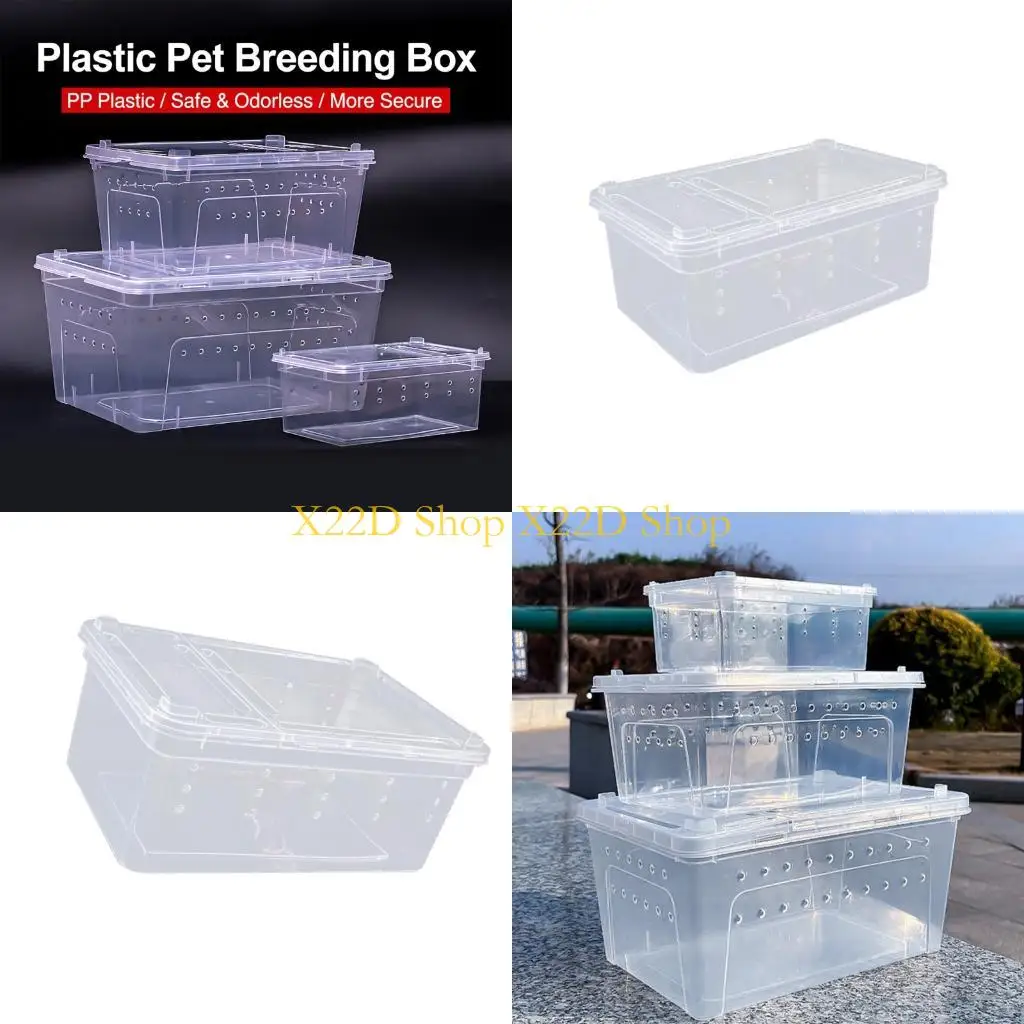 

X22D Oversized Reptiles Habitat Containing Ventilation Lid and Clear Chamber