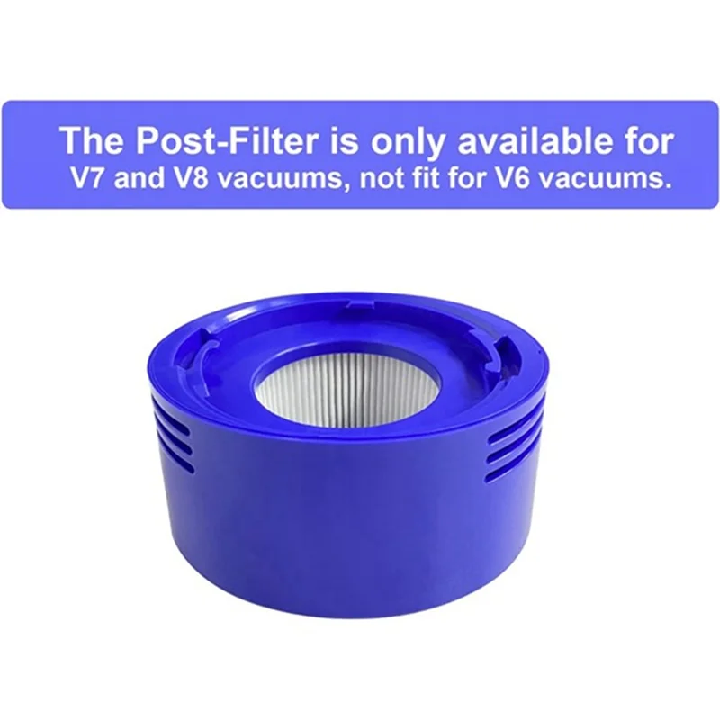 ABBK-مقبض محرك المكنسة الكهربائية لدايسون V8 V7 إعصار مجمع الغبار محرك صندوق الغبار مع فلتر استبدال الملحقات