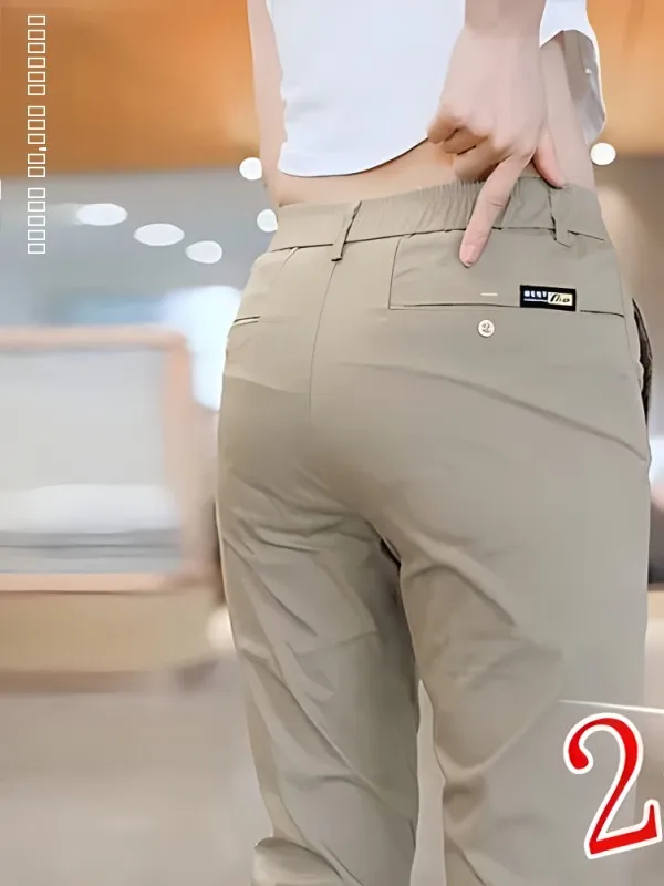 

High-End Men's Casual Straight Leg Pants Thin Loose Busin Versatile Long Trousers Spring Autumn Faionable Korean Sle