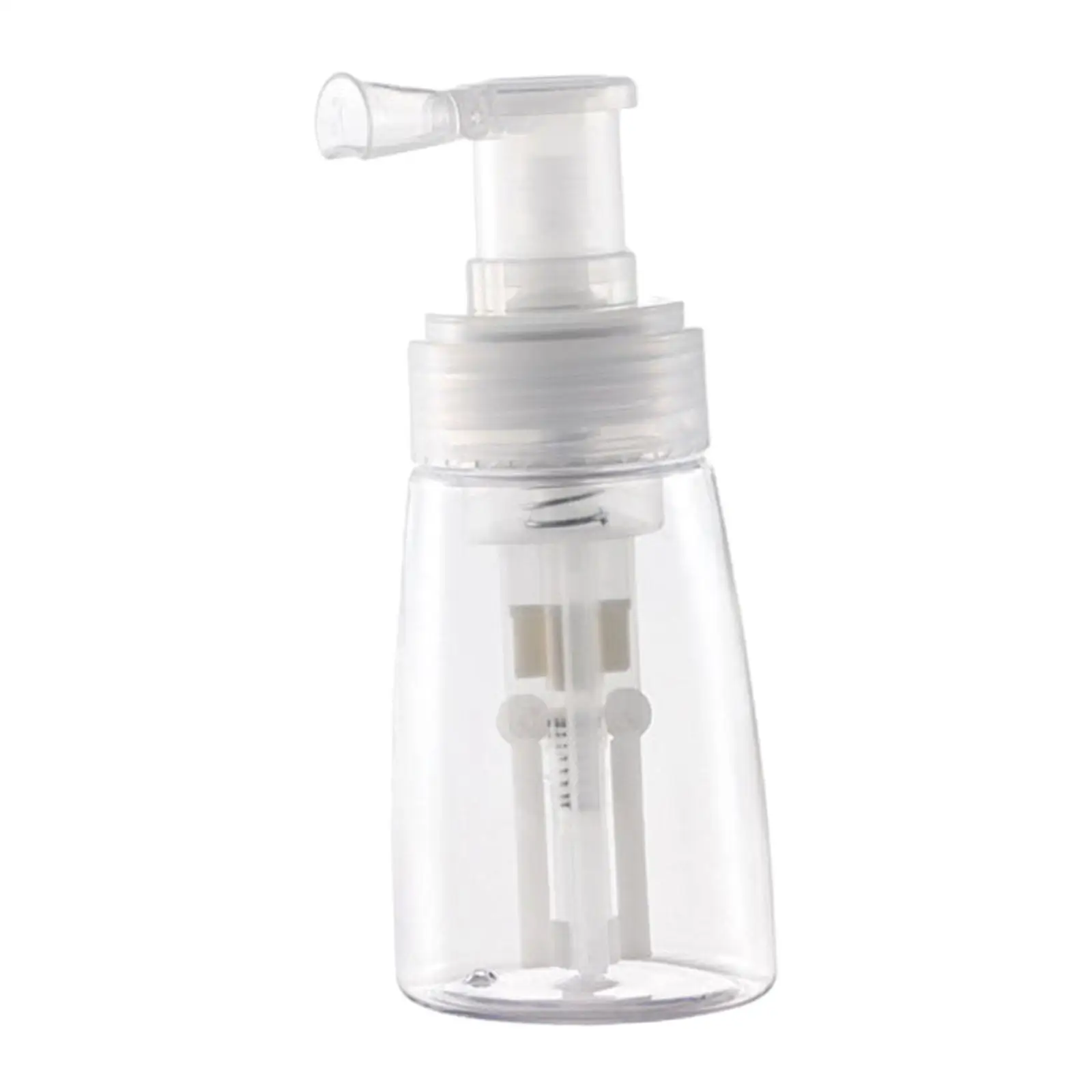 Clear Plastic Powder Spray Bottle Refillable Dry Shampoo Container for Home and Beauty Salon Use view 5