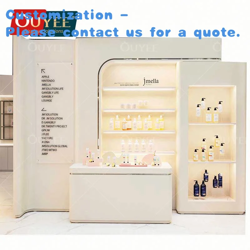 custom.Manufacturers Custom Cosmetic Display Shelf Perfume Shop Furniture Counter Display