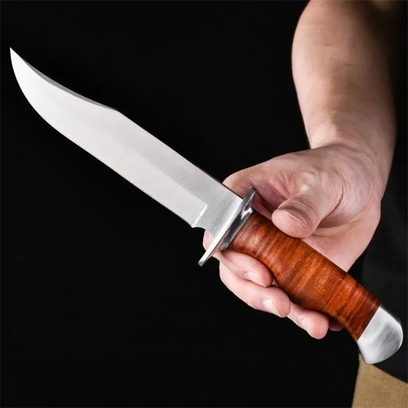 Outdoor Camping High Hardness Outdoor Knife Outdoor Fishing Portable Straight Knife