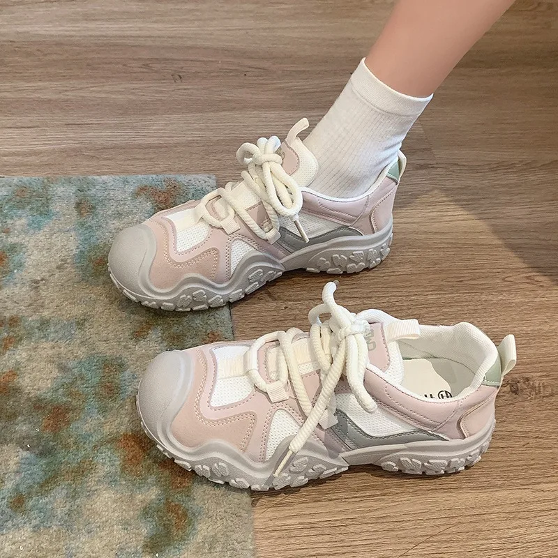 Women's Retro Hiking Dad Sneak – Platform Sneakers Chunky recenzja i cena