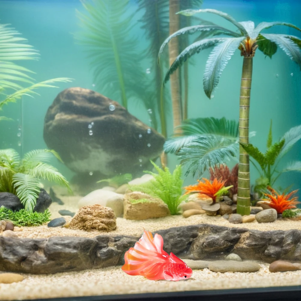 

6Pcs Mini Goldfish Resin Sculptures Realistic Garden Aquarium Decorations Micro Landscape Fish Tank Ornaments Fish Sculpture