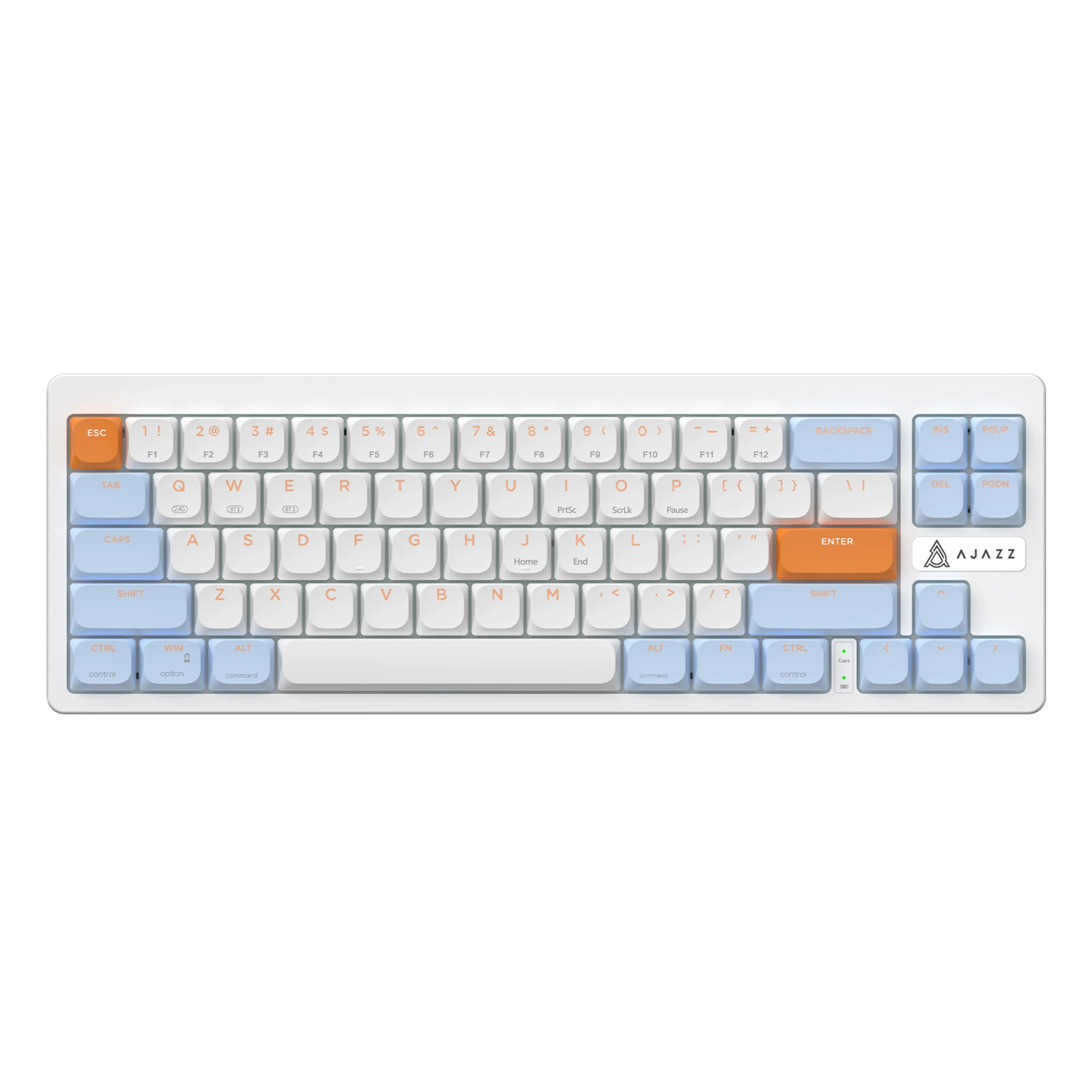 AJAZZ AKL680 68-Keys 65% Low Profile Bluetooth5.1/2.4Ghz Wireless Dual Connections Mechanical Keyboard