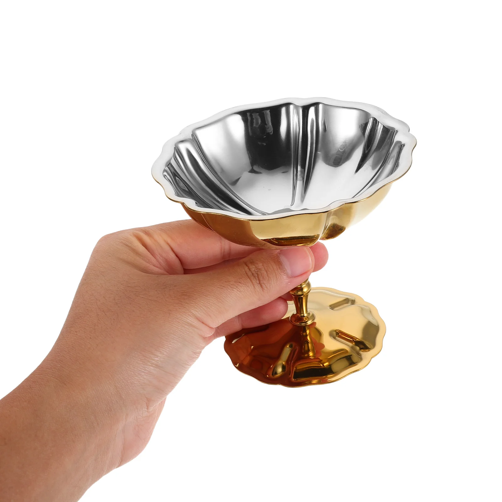 

Set of 6 Dessert Bowls Clear Glass Fruit Salad Ice Cream Pudding Cups Kitchen Table Use Elegant Sweet Treat Serveware