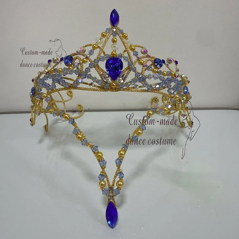 バレエヘッドピース、日本輸入ロープ海賊冠、ブルーバード一体型冠、魔法のシンボル、多用途冠、ダンサーのヘッドウェア