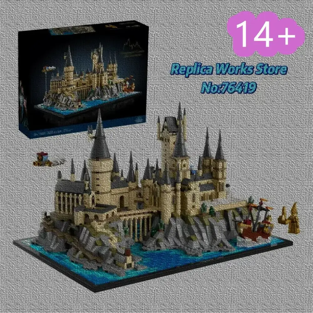 

В наличии: Набор MOC 76419 «Замок Хогвартс: Двор» – подарок на день рождения, Рождество, Хэллоуин для друзей (2026 год)