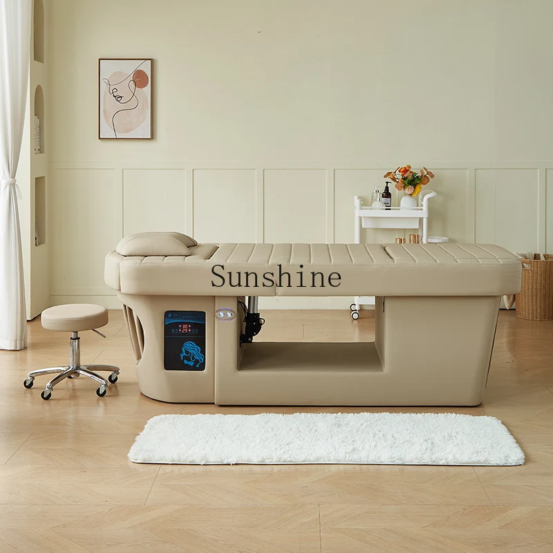 

High-end intelligent electric lifting head foot massage foot bath sofa integrated bed