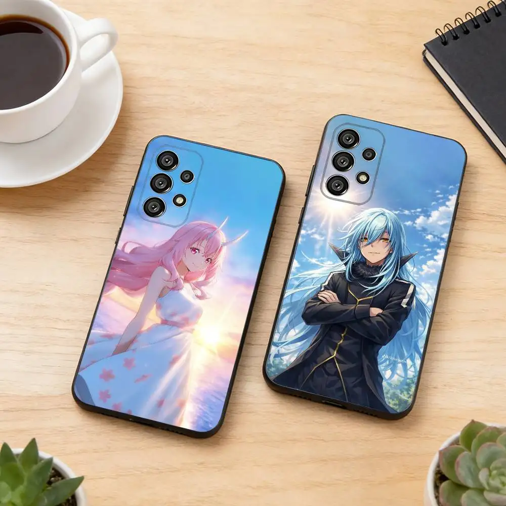 Got Reincarnated As Slime Phone Case For Samsung S25,S24,S21,S22,S23,S30,Ultra,S20,Plus,Fe,Soft Silicone Black Cover