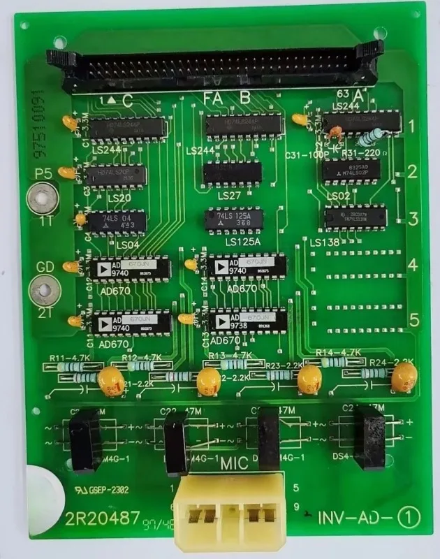 Elevator PCB board 2R20487 INV-AD-1 L175mm W135mm Elevator spare parts lift spare parts
