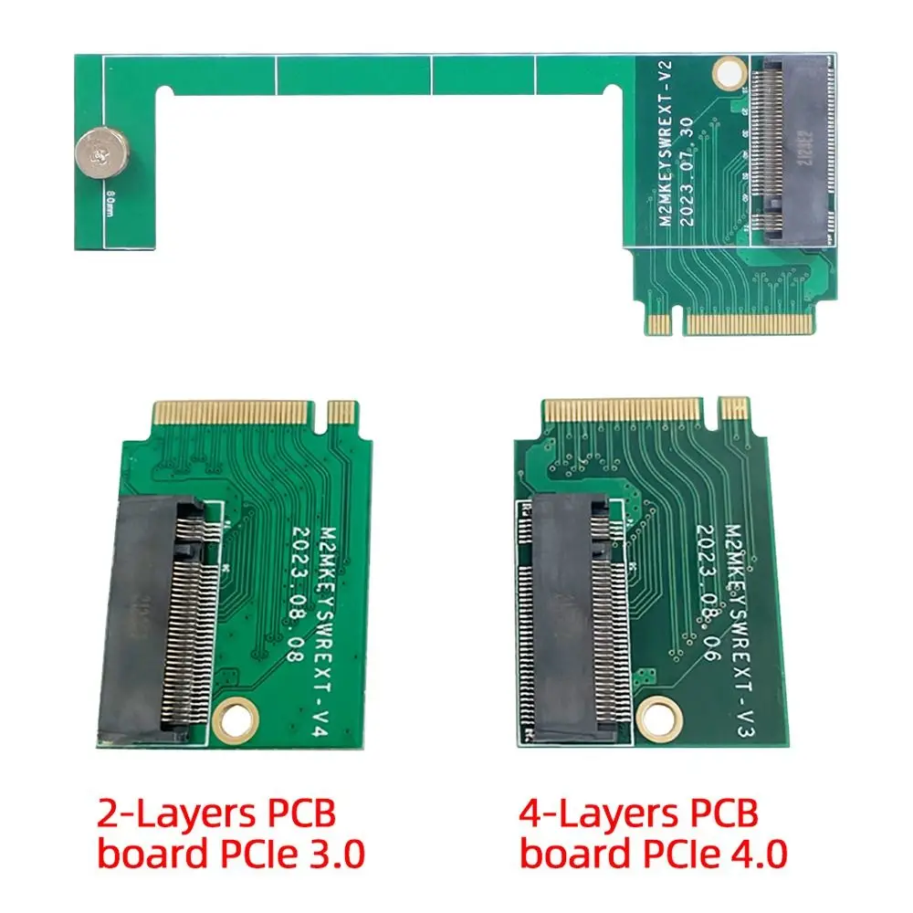 For ASUS Rog Ally Handheld Transfer Board 90 Degrees M2 Transfercard Short/Long Modified M2 Hard Drive For Rog Ally Accessories