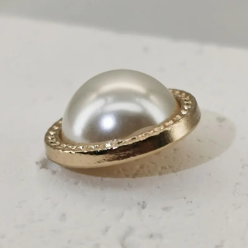 Perle Metall knöpfe für Kleidung Damen kleid Hemd Mantel Näh knopf Handwerk hand gefertigte DIY Verschlüsse Zubehör dekorativ – Detail 5