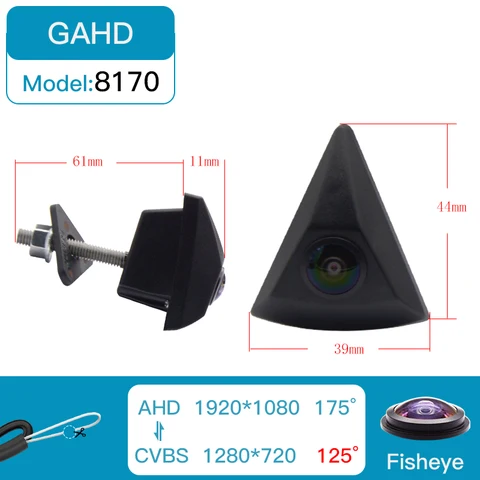 HD-камера переднего вида для VW T5 Passat Golf 5 6 MK7 Polo T6 Touran Jetta CC Touareg Beetle Transporter AHD 1080P Fisheye
