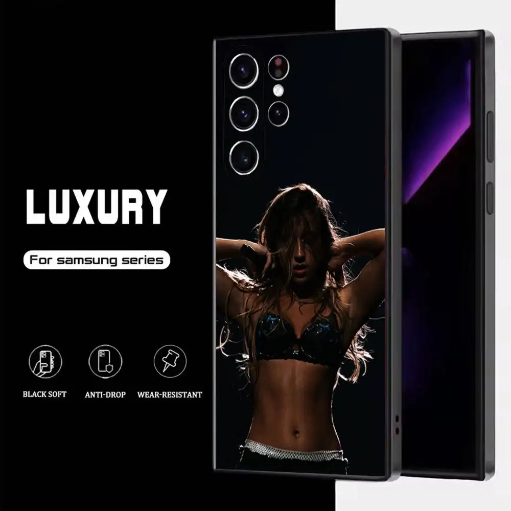 حافظة هاتف T-Tate M-McRae EXES لهاتف سامسونج S25، S24، S23، S22، S21، S20، S10، Ultra، Plus، Lite، FE، غطاء أسود من السيليكون الناعم #6