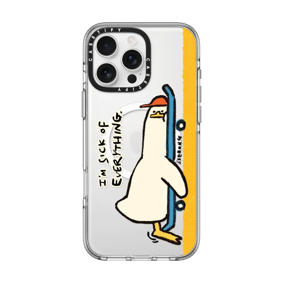CASETiFY SSEBONG Skateboard Duck Series Magnetic Drop-proof Case