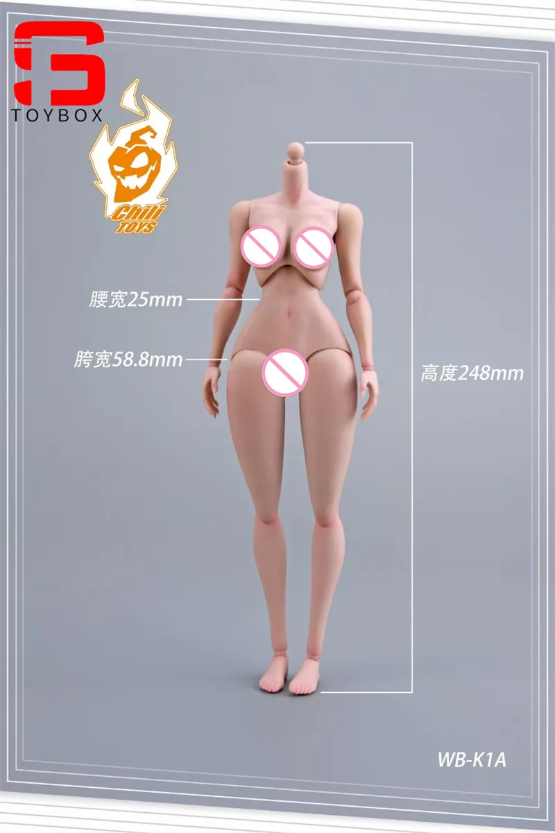 PEPPER POP WB01A 1/6 Anime Meisje Lichaam 24.8 cm Vrouwelijke Soldaat Super Flexibele Action Figure Body Poppen