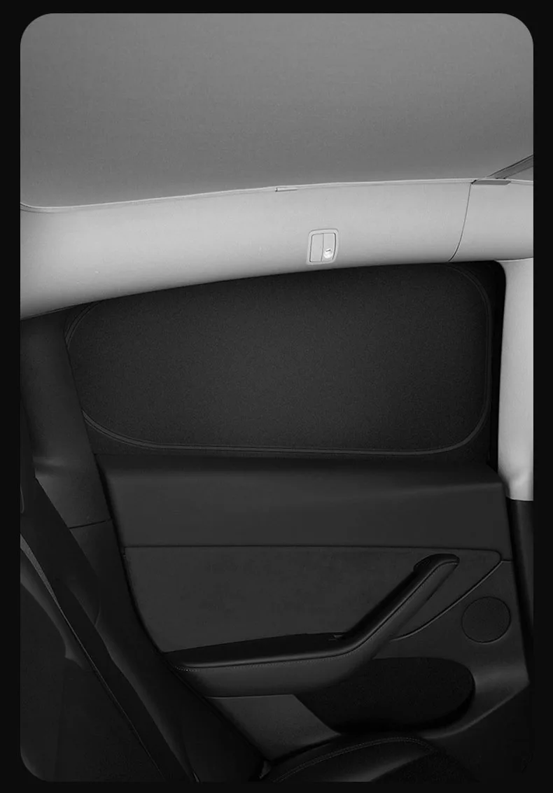 Für Tesla Model Y L 2026 Sonnenschutz für Vorder- und Hinterseitenfenster, YL Windschutzscheiben-Sonnenschutz, Outdoor-Camping-Privatsphären-Zubehör – Detail 5