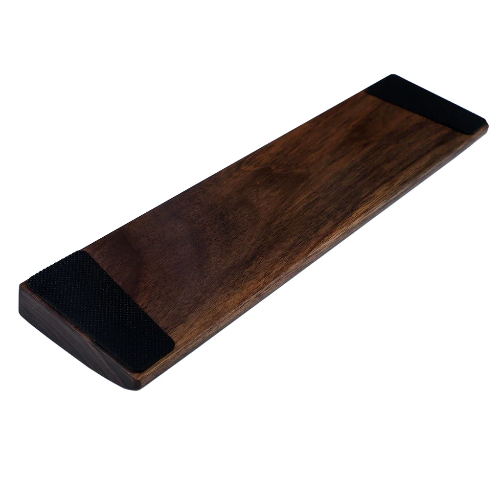 Walnut Wooden Wood Wrist Rests Ergonomics Typing Wrist Rubber Pad For 84 75- YMD75 KBD75 Keyboard