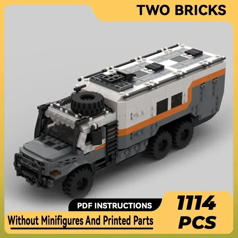 Moc Building Bricks Military Car Model Zetros Expedition Vehicle Technology Modular Blocks Gift Christmas Toys DIY Sets Assembly