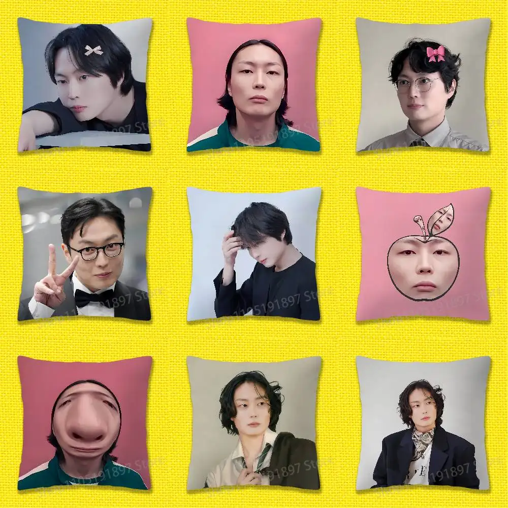 

R-Roh Jae Won JaeWon Throw Pillow Case For 45x45cm 40x40cm 55x55cm 50x50cm 30x30cm Square Car Pillowcase Shell