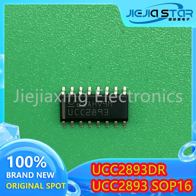 DC-DC ชิปควบคุม IC, แกะสลักอิเล็กทรอนิกส์, UCC2893DR, UCC2893, SMD SOP-16, 100% ยี่ห้อใหม่และต้นฉบับ, จัดส่งฟรี,3-10 ชิ้น