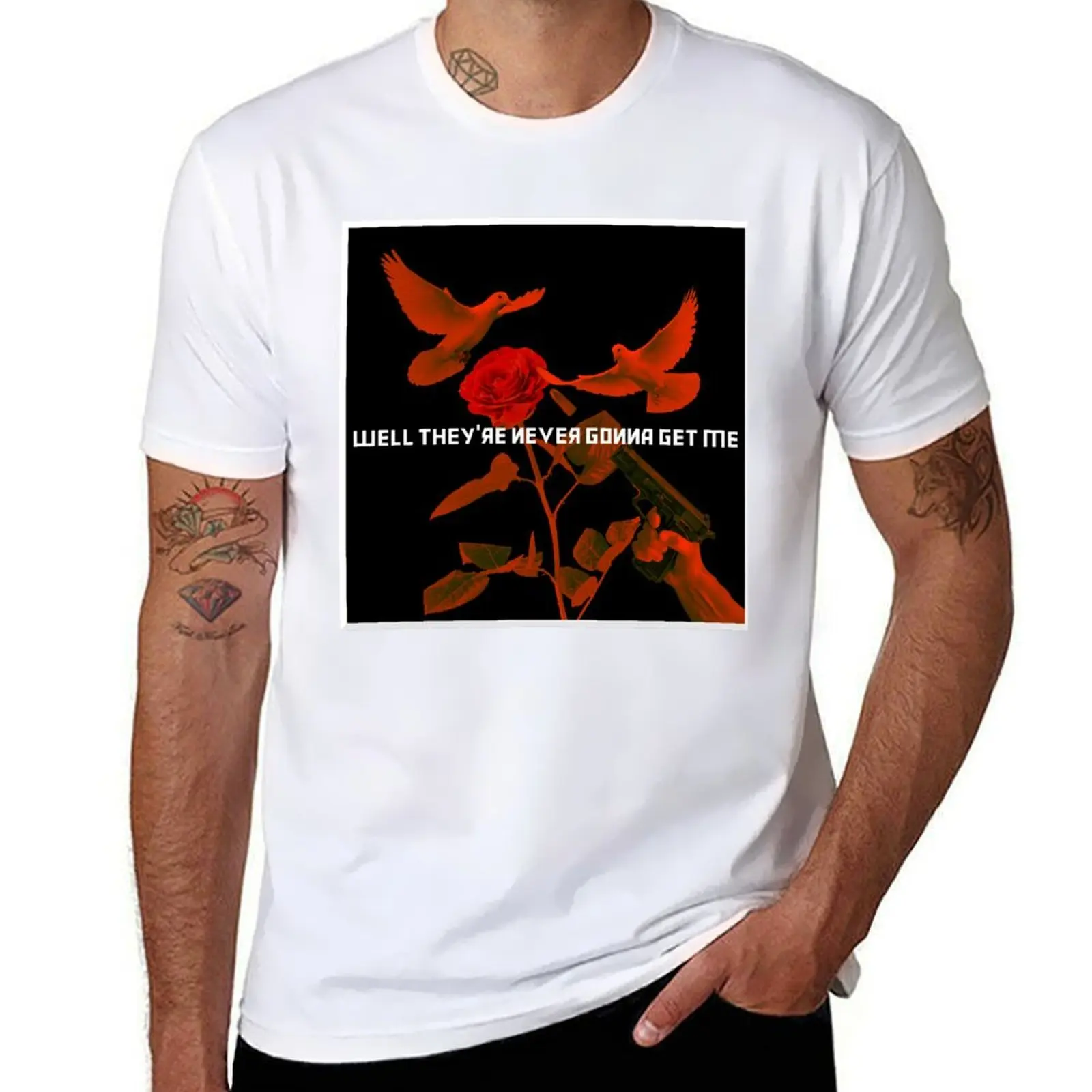 

Flock O' Doves T-Shirt t shirts for man pack cotton man t shirts graphic T-Shirt