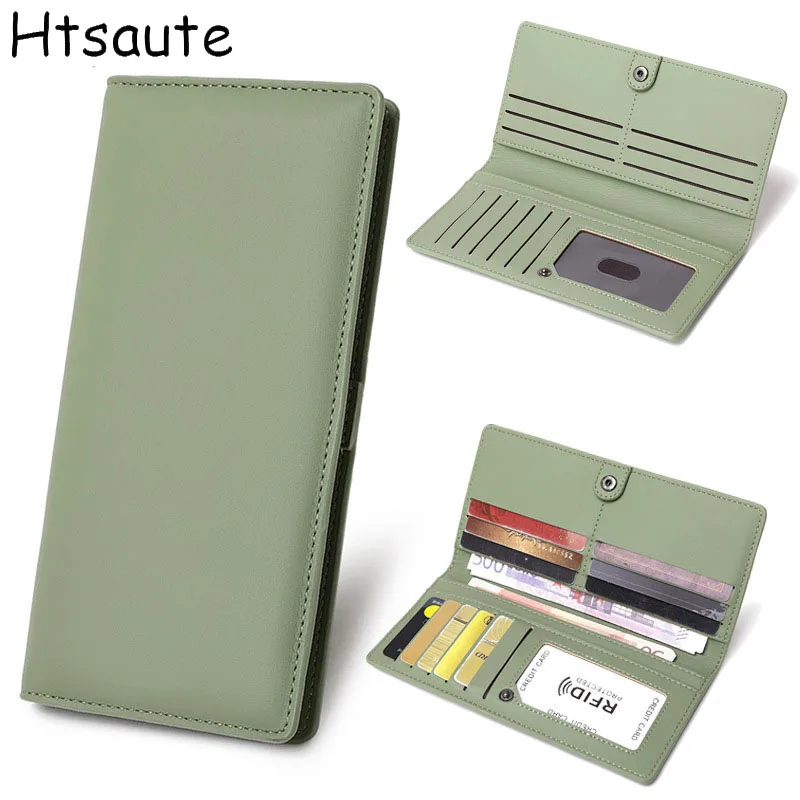 

Vintage ID Card Holder Clutch Wallets - Retro Fold-over Coin Purse & Wristlet - Fashionable Womens Accessory with Secure Storage