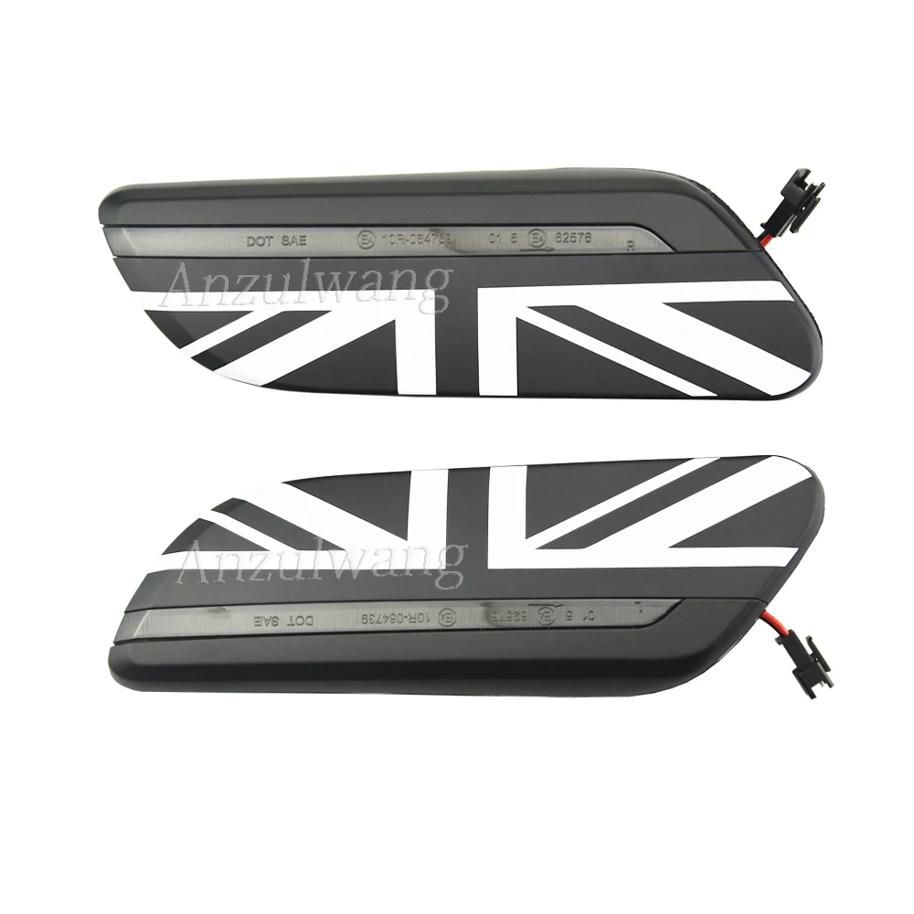 

2pcs Dynamic LED Fender Turn Signal Blinkers Indicators Sequential Side Marker Lights For Mini Cooper F55 F56 F57 LCI2 2021.05+