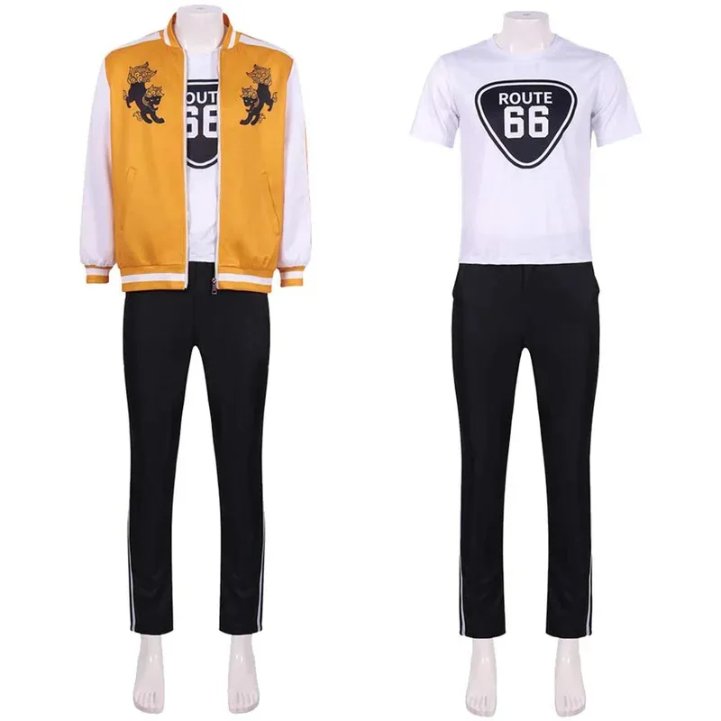 Fantasy Chouji Tomiyama Togame Jou Suits Anime Wind Cosplay Breaker Dress Up Costume Disguise Adult Men Roleplay Outfits