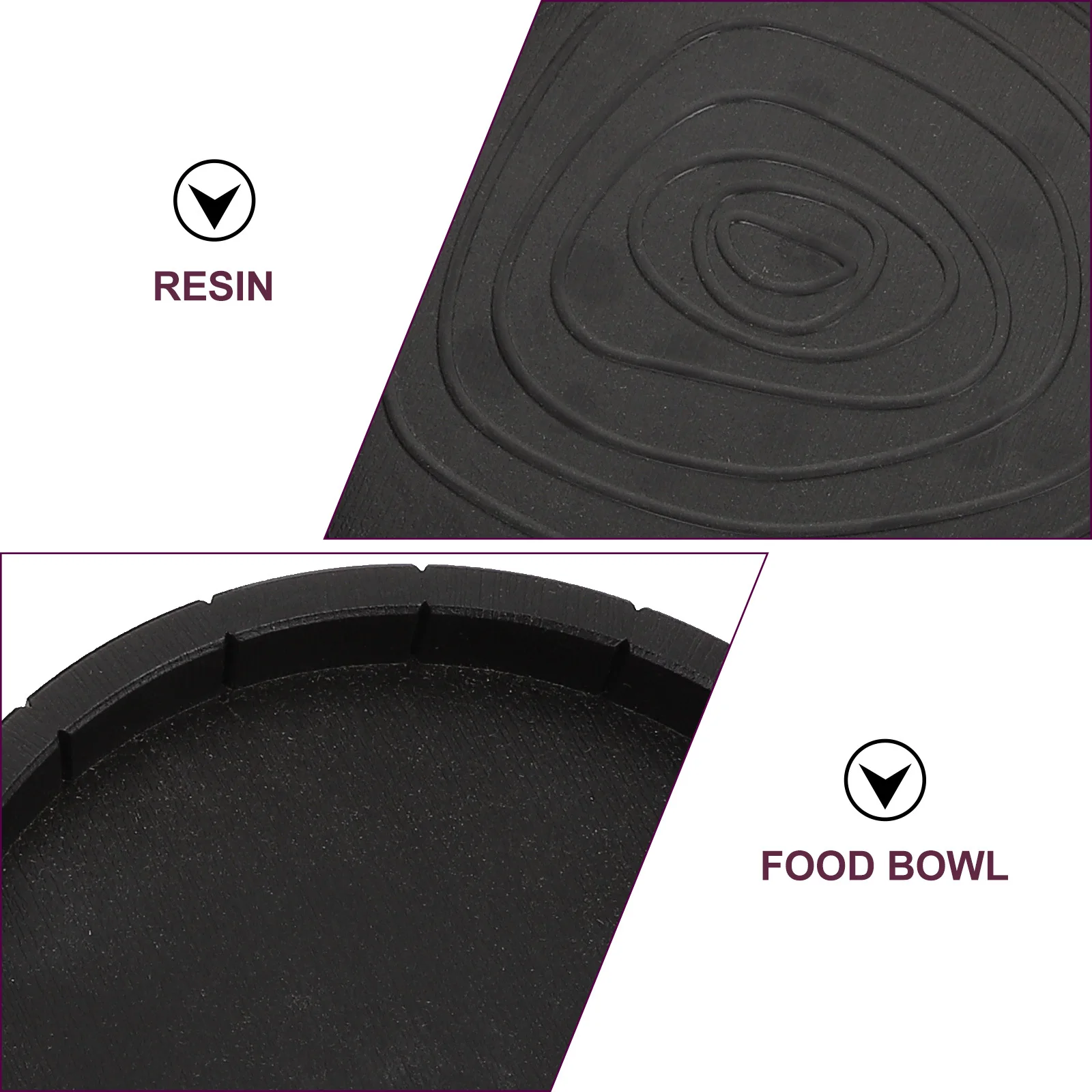 

2pcs Reptile Food Basin Large Capacity Smooth Rim Escape-Proof Safe Feeder Bowl For Lizard Tortoise Spider Pet Feeding Water