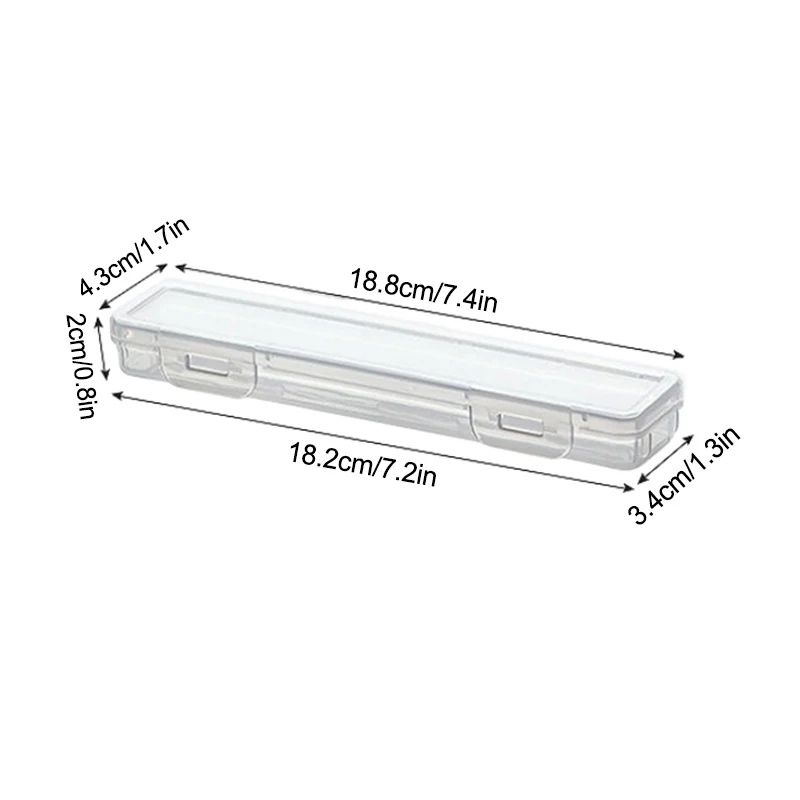 1PCS Tragbare Zahnbürste Box Kunststoff Reise Zahnbürste Fall Transparent Zahnbürste Halter Organizer Reise Praktisches Zubehör