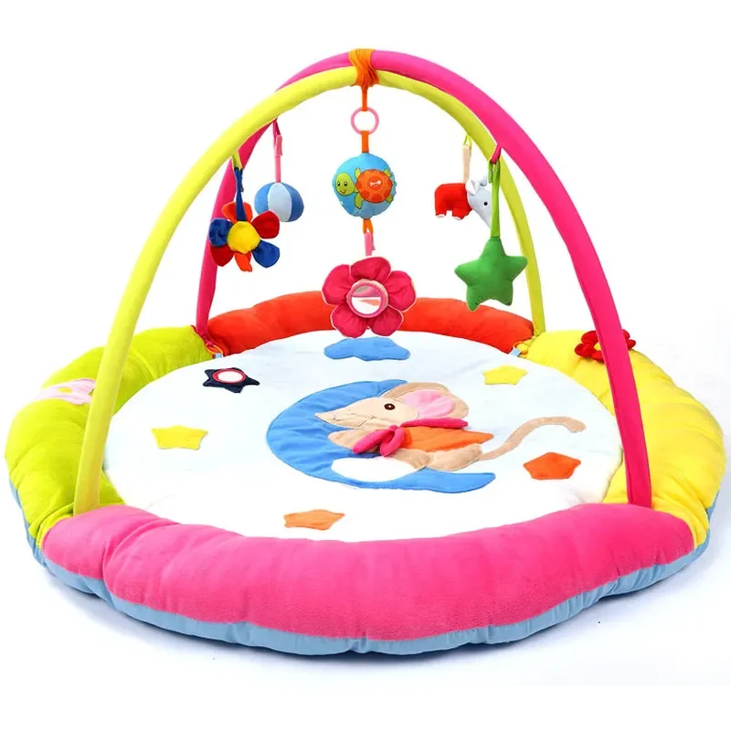 Mouse model, large size, baby game blanket, baby climbing mat, children's music fitness rack, toy coaxing baby