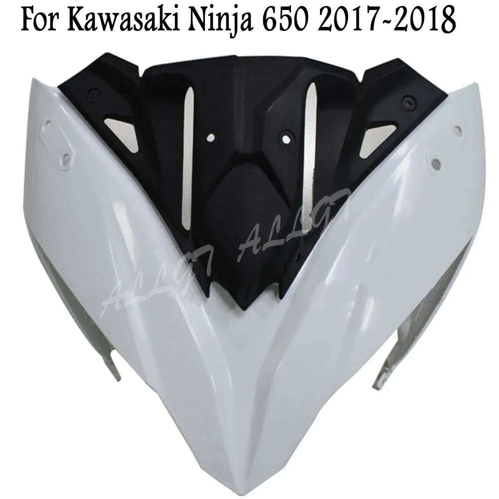 

Неокрашенный верхний передний обтекатель мотоцикла для Kawasaki Ninja 250 Ninja 300 Ninja 400 Ninja 650 2018-2019
