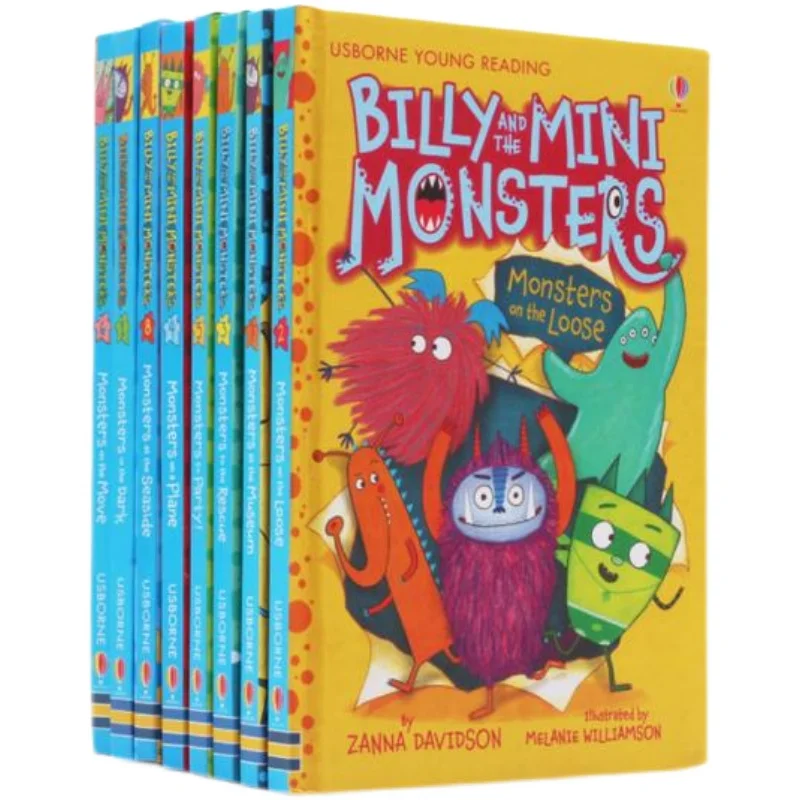 

8 Billy and Little Monster Set Children's English Books Children's Extracurricular Books