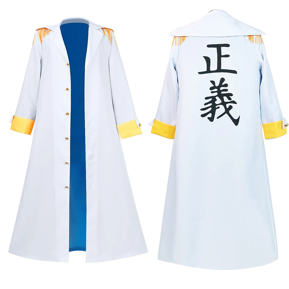Kostum Cosplay Seragam Angkatan Laut Borsalino Anime One Piece