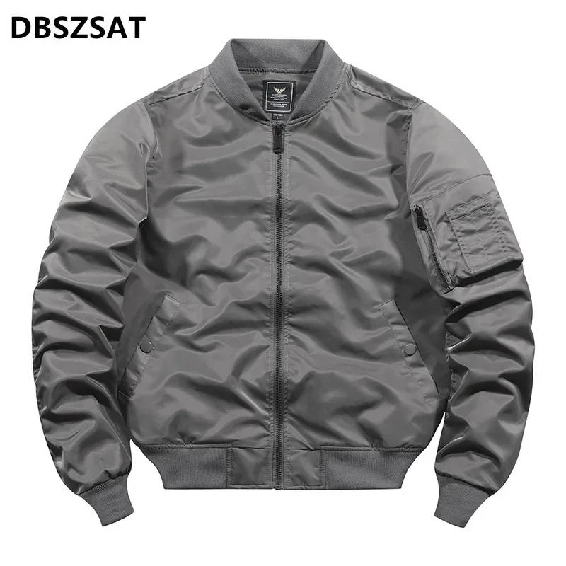 Spring Autumn Bomber Jacket 2027  Outdoor Pilot Military Baseball Jacket Large Size S-5XL Waterproof Air Force Flight Coat Male