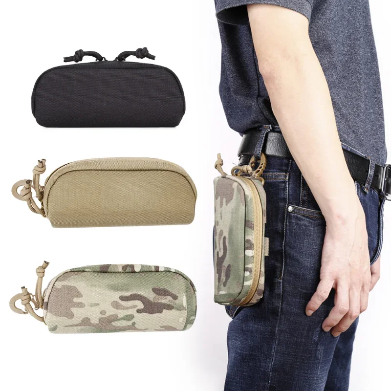 Nylon Hard Eyeglasses Bag Outdoor Hunting Sunglasses Case Molle Glasses Pouch Goggles Storage Box Eyewear Case  Eyeglass Case