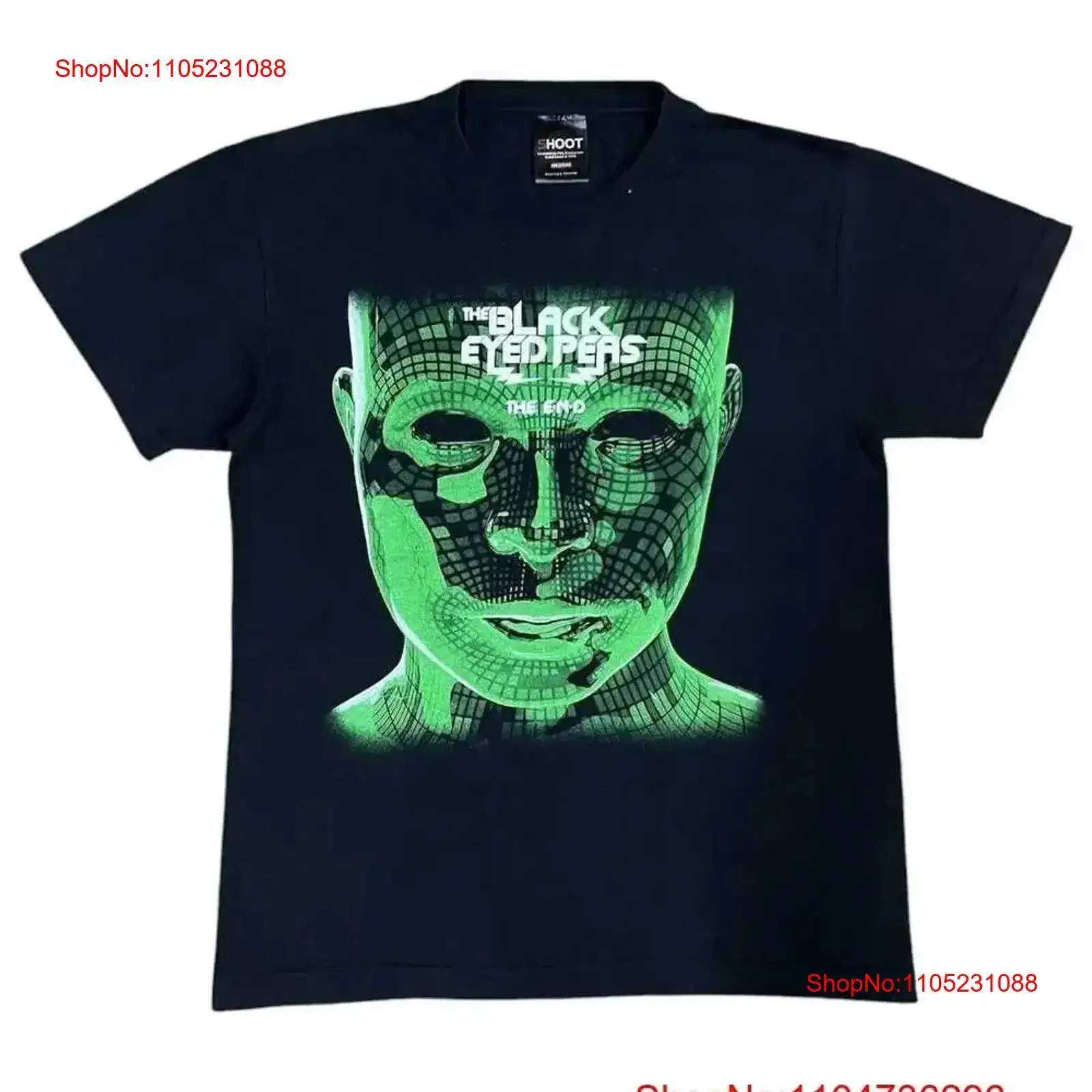 

Футболка Black Eyed Peas End Tour, хлопок, классическая S 5XL FR167, винтажная, универсальная, повседневная, с графикой, растянутая, мужская, унисекс