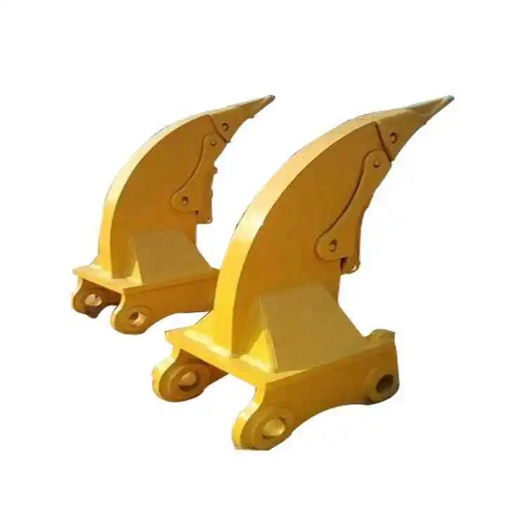 หัวฉีดหินสำหรับรถขุดแบบใหม่ รับน้ำหนักมาก ดีไซน์แบบฟันเดี่ยว สำหรับอุตสาหกรรมวัสดุก่อสร้าง พร้อมเกียร์หลัก