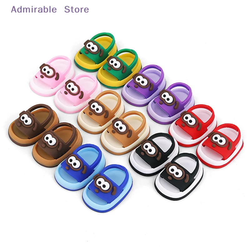 w15/17cm Doll Shoes Plastic Mini Shoes For Dolls Mini Finger Shoes Clothing Accessory For 6.9 Inch Dolls Doll